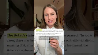 Can a parking ticket from a vacation abroad follow you home