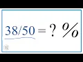 What grade is 38 out of 50
