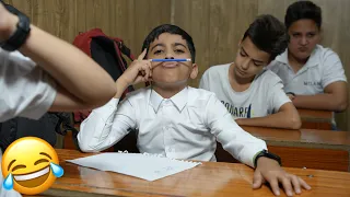 لمن داوم اول يوم مدرسة وينطوكم امتحانات تحشيش 