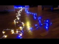 eBay 100 LED Xmas Lights Part 1 - Demo All 8 Flashing Fairy Light Modes and Patterns Review