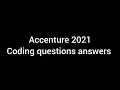 Accenture 2021 Assessment Test coding section answer Binary String Operation question source code