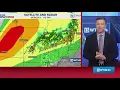 Latest timeline potential impacts for multiple rounds of severe storms in central Indiana on Monday