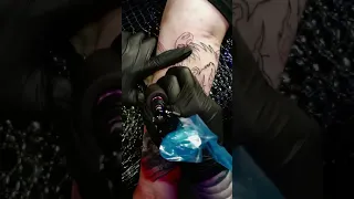 25 Minute Tattoo Timelapse of Ryuk from Death Note