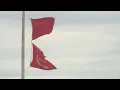 PCB s remind beachgoers of flag system