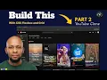 Build YouTube Clone with HTML CSS - Part 2 CSS Flexbox CSS Grid Layout 2026 Frontend projects