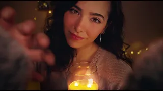 ASMR To Make You SO Sleepy fluffy mics face brushing face touching tapping book reading