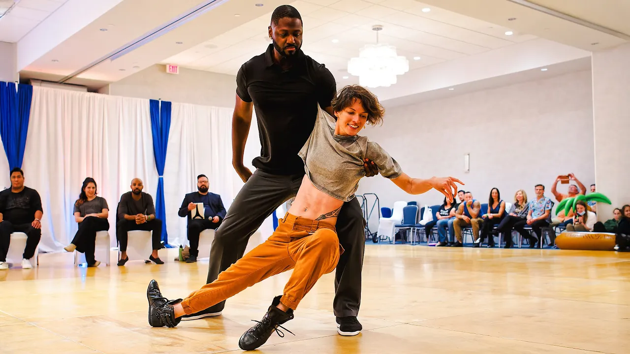 KP Rutland and Emeline Rochefeuille - 2nd place Strictly Champions Finals - Summer Hummer 2024