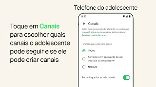 Sobre o controle parental para adolescentes no WhatsApp