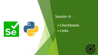 Automation Selenium with Python Session 4 - Links Checkboxes