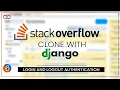 Login And Logout System in Django StackOverflow Clone part 6
