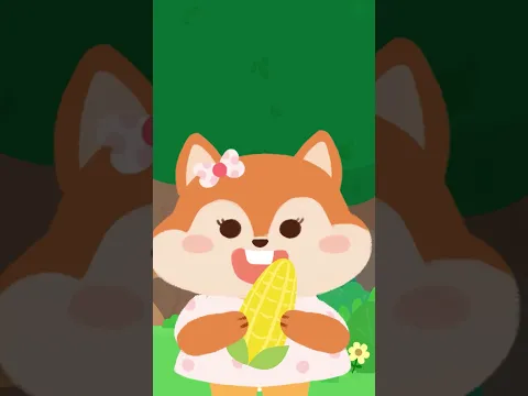 Ice Cream or Corn | Healthy for Little Squirrel? | 1 #kidslearning #vegetable #abcd #englishlearning