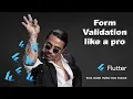 Flutter Form Validation like a Pro Mastering form - model and BLoC