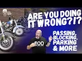 Essential Motorcycle Skills Passing Blocking Parking Group Pack Riding