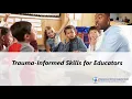 Webinar Trauma Informed Skills for Educators TISE Trauma-Responsive Skills and Strategies