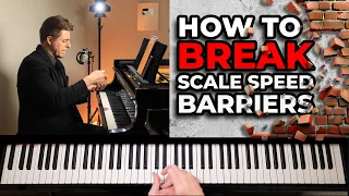 How to Break Scale Speed Barriers - Play Faster With Less Tension At the Piano