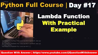 Lambda Function in Python Python tutorial Python for beginners 2023