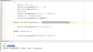 192 Multi catch in Java Programming Java 1 7 New feature Hindi