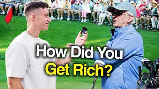 Asking Millionaire Golfers How They Got RICH