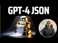 ChatGPT JSON Response API Insane Update Makes JSON Easy Step-by-Step Tutorial