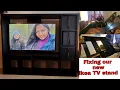 Fixing our New Ikea Lappland TV storage unit how we spent our day today