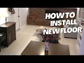 Installing Stainmaster Flooring from Lowes - Ambleside Elm
