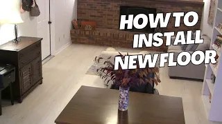 Installing Stainmaster Flooring from Lowes - Ambleside Elm