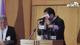 بكاء مصطفي كامل اثناء الحديث عن ذكرايته مع الراحل هانى شاكر دندنها