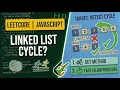 141 Linked List Cycle - LeetCode JavaScript
