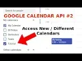 Google Calendar API Tutorial Access Different Calendars Using PHP