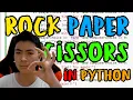 How to make a ROCK PAPER SCISSORS GAME in Python Random Modules 2022 Working Easy Coding