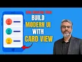 Create Card View Layout in Android Studio Android Card View UI Design App Development Tutorial