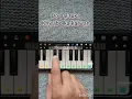 Do pal ruka kwabo ka karwa piano tutorial #mobilepiano  #shorts