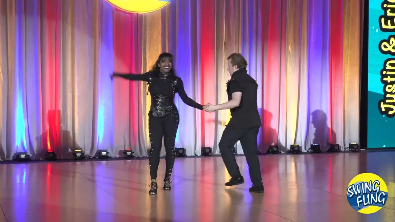 2025 Swing Fling Novice ProAm Spotlight Justin Arnold with Erica Smith   4K