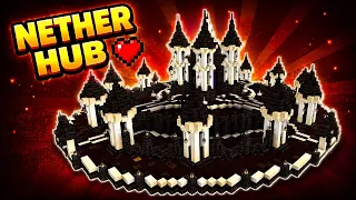 Building a NETHER HUB in Hardcore Skyblock (#40)
