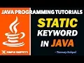 Static Keyword in Java Static variables Methods Static Blocks Classes