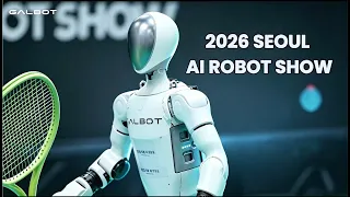 Robot Tennis Stuns the Crowd in Seoul 🎾🤖 | GALBOT’s Korean Debut