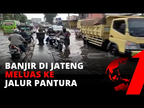 Jateng Dikepung Banjir, Data BPBD Mencatat 23 Desa di 6 Kecamatan Terendam Banjir | tvOne