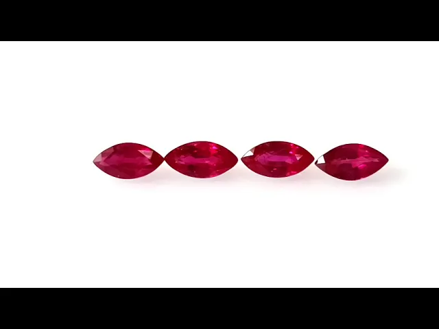 Marquise Vivid Red Ruby