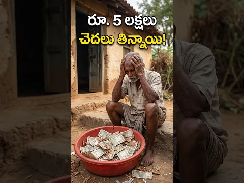 మట్టిలో 5 లక్షలు దాచిన రైతు.. చివరకు ఏమైందంటే? 😱 | Termites Eat 5 Lakh Rs  #Shorts #TeluguShorts