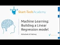 Udemy course on Machine Learning Basics Linear regression modelling in Python