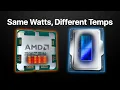 Why does AMD Ryzen run hotter at the same TDP