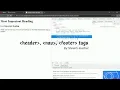 Header Footer Nav tags HTML5 part 4