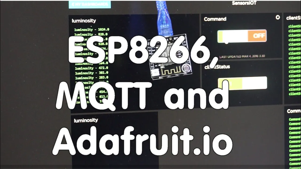#48 Connect ESP8266 with the world (and IFTT) through MQTT and Adafruit.io (Tutorial)