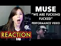 Download Lagu MUSE - WE ARE FUCKING FUCKED (Official Performance Video) | REACTION
