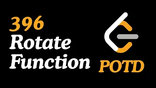 Leetcode 396 Rotate Function Math C POTD