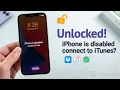 Download Lagu iPhone is Disabled Connect to iTunes? 3 Ways to Fix it! | 100% Work | 2024