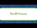 The IEP Process