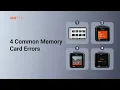 How to Fix 4 Common Memory Card Errors in Your Dash Cam