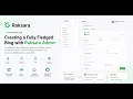 Creating a Blog Post with Raksara Admin GitHub Native CMS Workflow