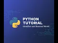 Python Identifiers and Keywords Explained in Hindi Identifiers in Python Python Keywords